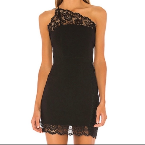 Free People Premonitions Bodycon Dress in Black